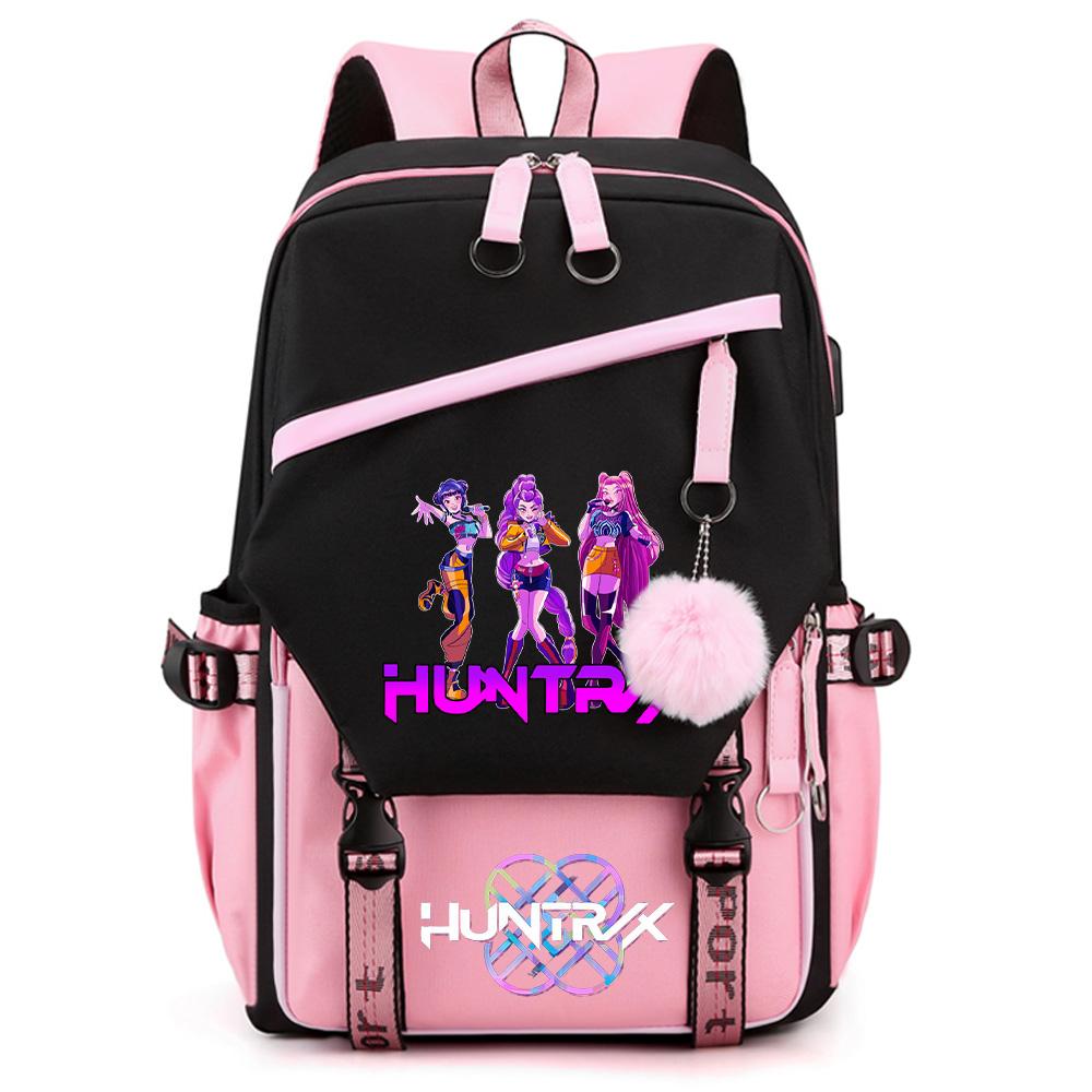 Anime K-Pop Demon Hunters Printed Large Capacity Backpack for Teenger Student Girl Boy Schoolbag Bookbag Women Waterproof Travel Bag Gift