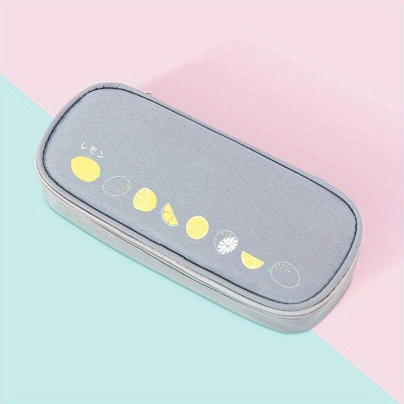 Многофункциональный пенал Фруктовые сумки для ручек для мальчиков девочек Тканевый пенал Оксфорд Сумка для канцелярских принадлежностей Школьные принадлежности