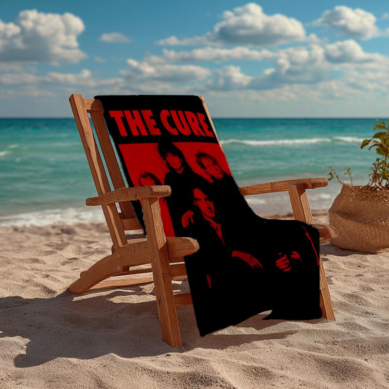 The Cure Rock Band Fashion Beach Towel: Ideal for Summer Adventures Soft, absorbent and quick drying suitable for swimming and bathing
