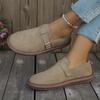 Женские ретро-лоферы Birkenstock с толстой подошвой, весна-осень 2026, новые, на плоской подошве, нескользящие, для ношения с юбкой, мягкая подошва, однотонные туфли