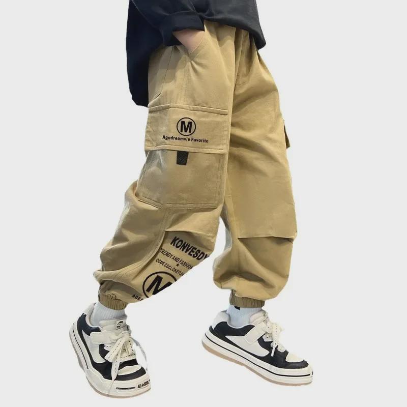 Утепленный комбинезон для мальчиков с бархатной подкладкой: Теплые повседневные брюки на осень/зиму 2024 г.