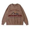 Vintage Sweatshirts Male Washed Cotton Sportswear Spring Autumn Pullovers Casual Hoodie Hip Hop Streetwers
