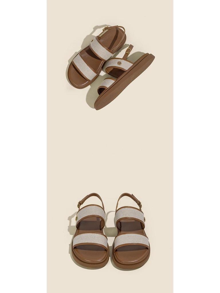 Женские суперкомфортные римские пляжные сандалии на одном ремешке - Летняя мода 2024