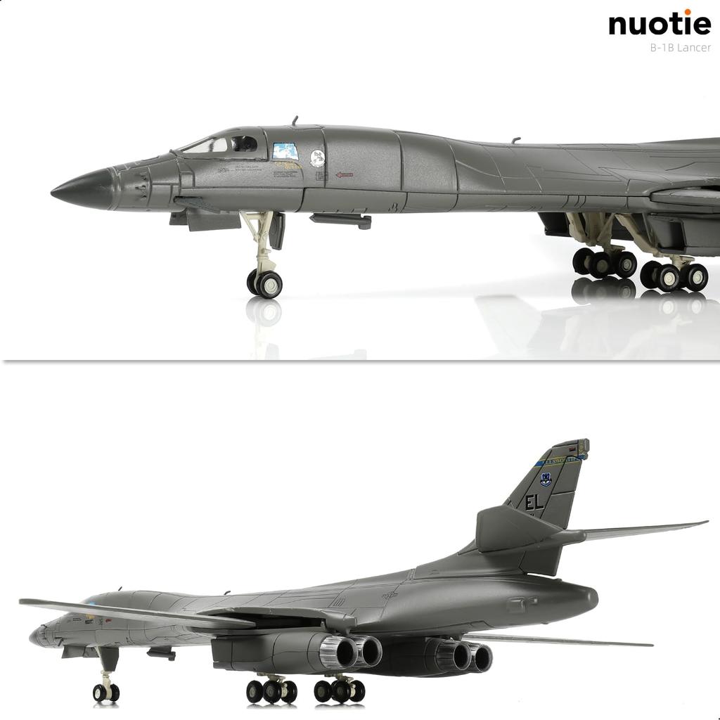NUOTIE Lancer Strategic Bomber United States Air Force Aircraft Model American Ellsworth AFB 28 Bomber Wing Attack Aircraft Model Metal Diecast