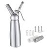 500ml/1000ml Cream Gun Siphon Kitchen Whipped Cream Gas Foamer Gun Whipper Chantilly Dispenser Coffee Cake Stainless Steel Tool Sdgs