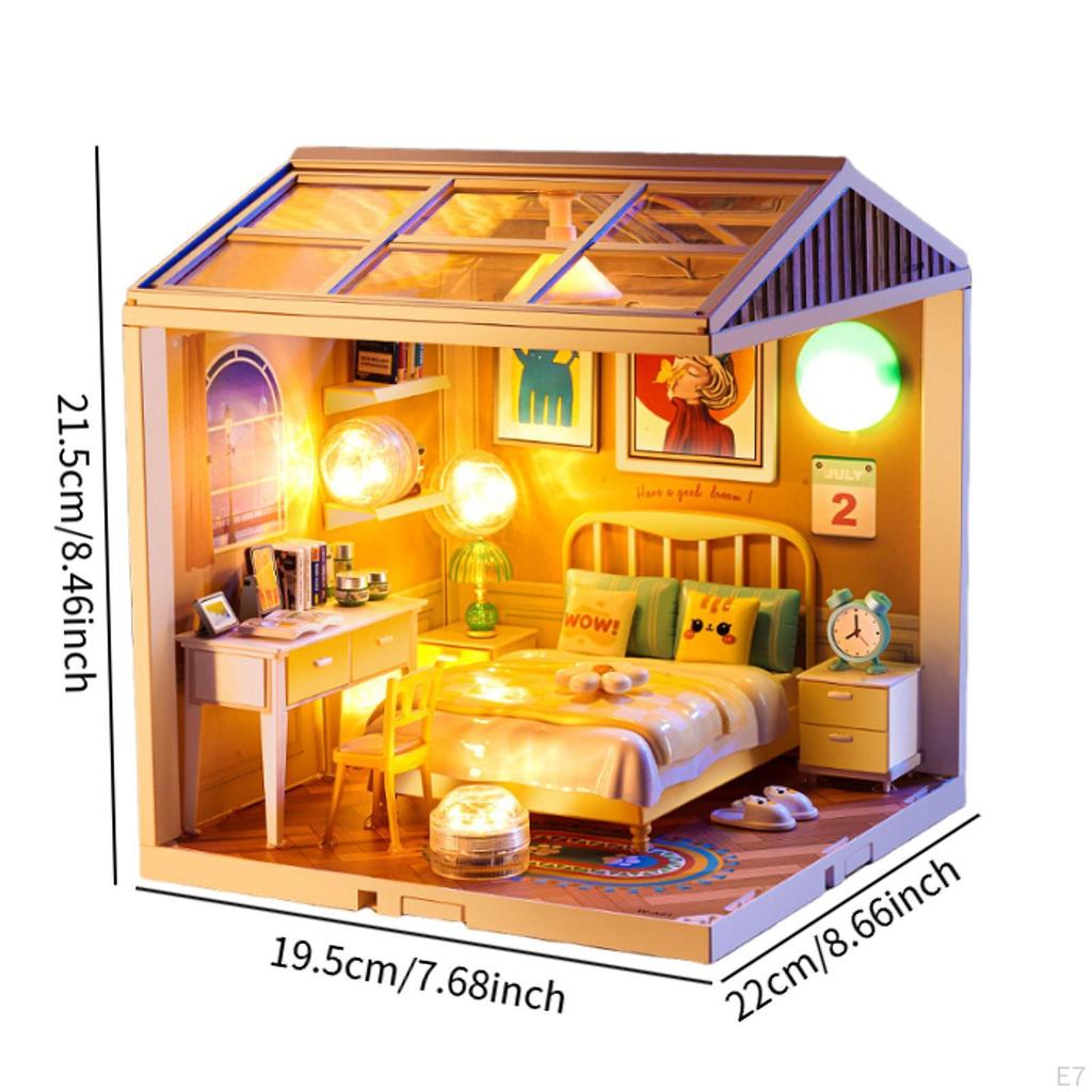 Кукольные домики с мебелью, диорама для подростков и детей