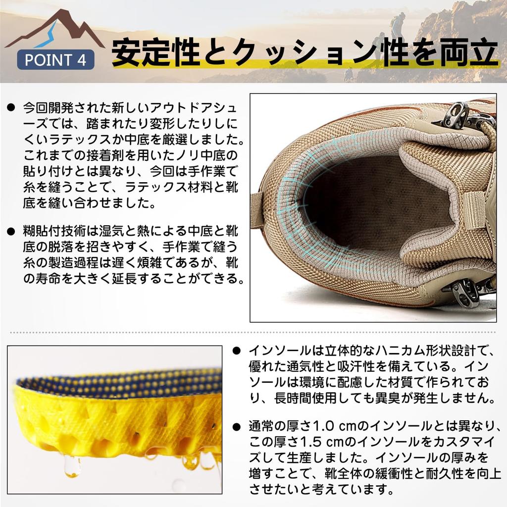 Треккинговые ботинки для альпинизма стильные походные уличные песок см [MERPHINE] мужские, ботинки с высоким голенищем, обувь, обувь, со средним голенищем, для кемпинга, для начинающих,