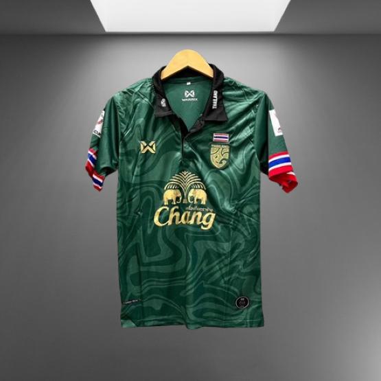 ТАИЛАНД Национальный футбол Футбольная тренировка ДЖЕРСИ CHEER Фанатская версия Быстросохнущая рубашка Поло Полиэстер Униформа с короткими рукавами Логотип слона Спорт на открытом воздухе