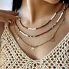 Multi-layer Clavicle Chain Jewelry Bohemian Necklaces Retro Bead Necklaces  Daily