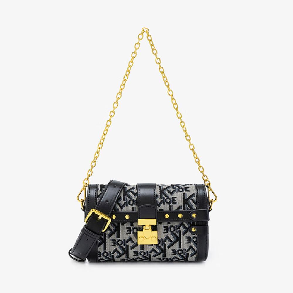 Превосходный смысл, цельный мешок с вышивкой, диагональная цилиндрическая цепочка, сумка для подушек, длина 18 см, ширина 8 см, высота 12 см