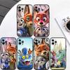 MH158 Чехол для телефона Zootopia для Redmi Note 12 12S 12C 13 13C 13R 14 14S 14R 14C Pro Max Plus A3 A3X A4 A5 11A 13X