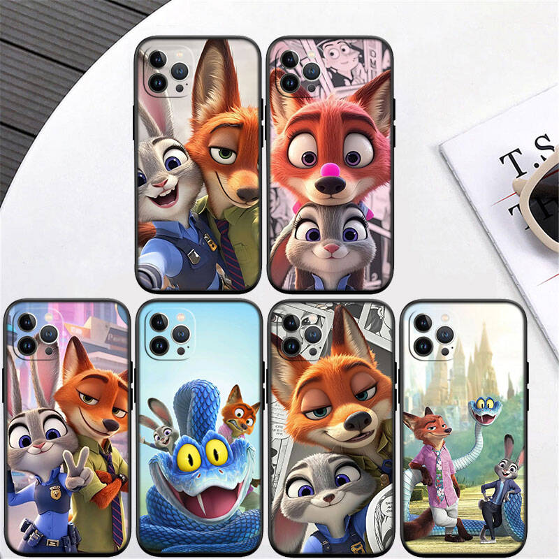 MH158 Чехол для телефона Zootopia для Redmi Note 12 12S 12C 13 13C 13R 14 14S 14R 14C Pro Max Plus A3 A3X A4 A5 11A 13X