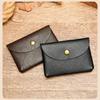 New Retro Leather Mini Minimalist Storage Card Bag Mens Top Cowhide Pocket Money ID Cards Credit Card Holder Slim Wallet