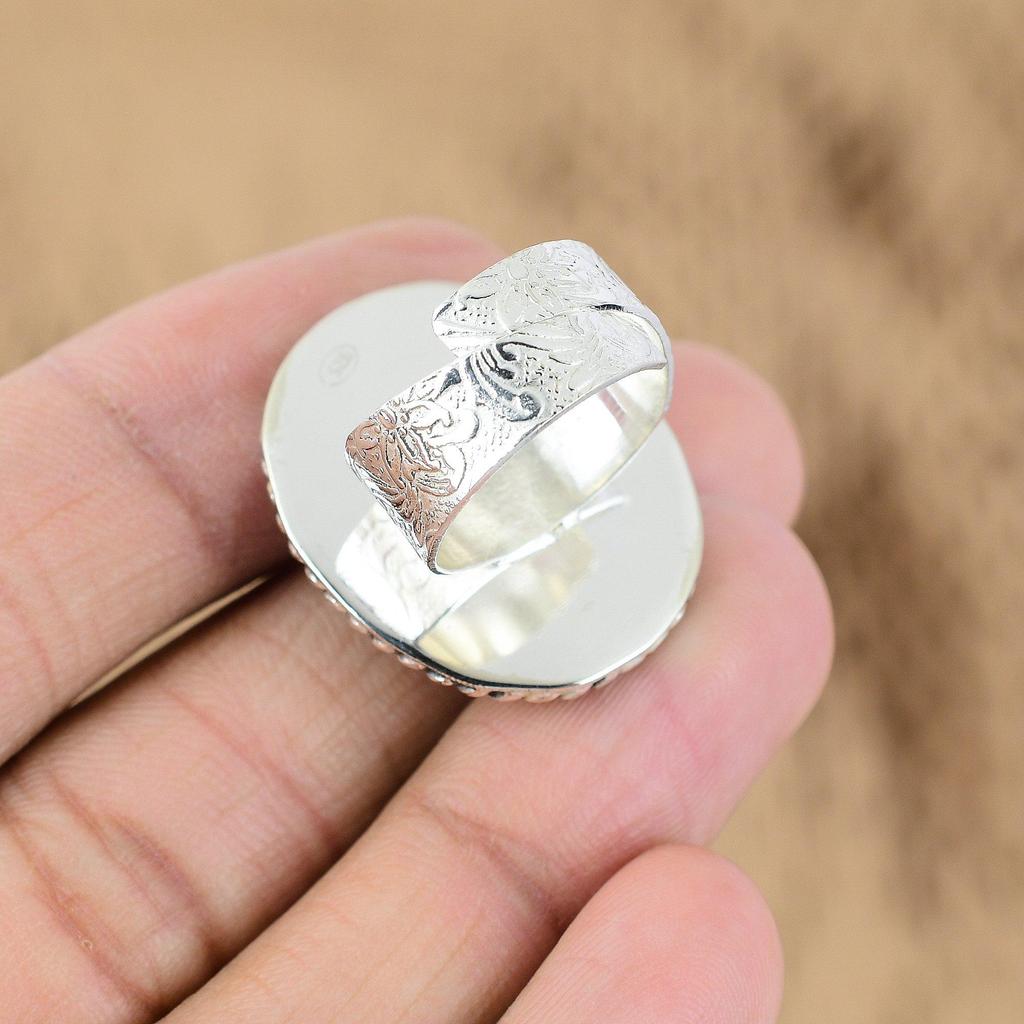Серебро 925 пробы Овальный Камень Тигровый глаз Сакральная чакра Юбилейное Кольцо для Жены Ювелирное изделие
