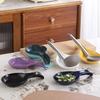 Heat-Resistant Large Spoon Holder Colorful Cooking Spoon Rest Creative Spoon Rest