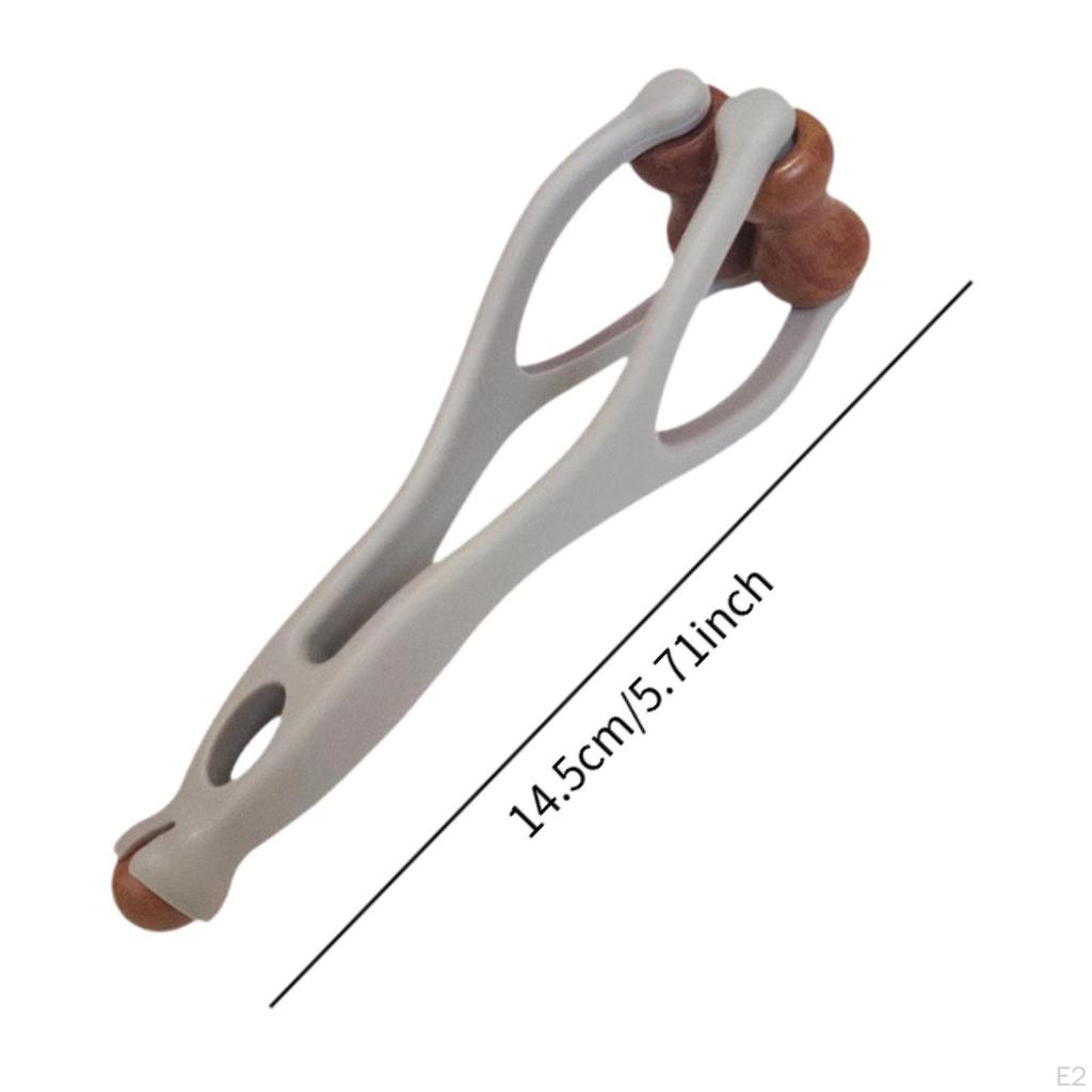 Double Rollers Hand Joint Roller Handheld Finger Massager for Relax