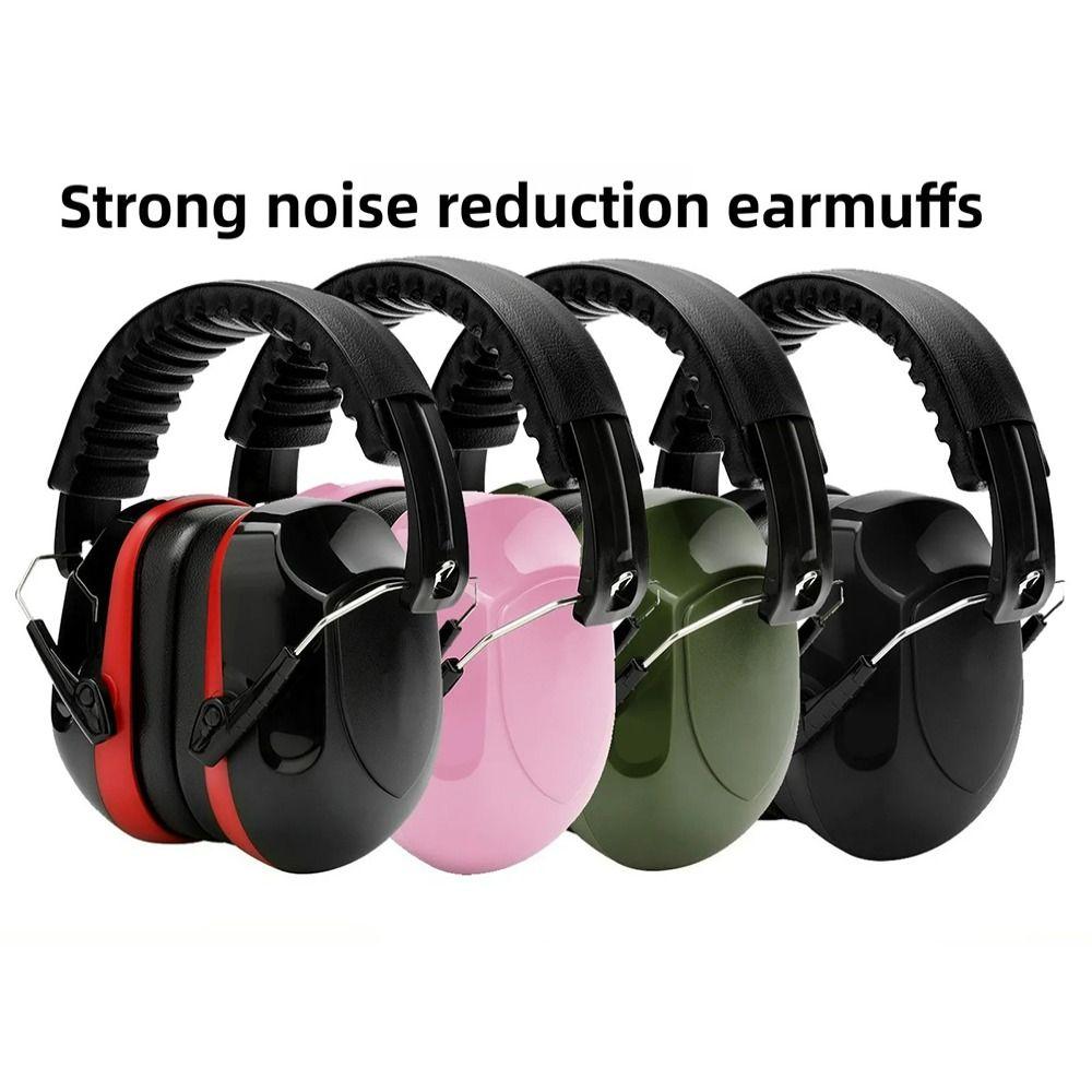 ABS Soundproof Earmuffs Adjustable Protective Headphones Heavy Duty Ear Protector Work