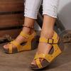 2025 new foreign trade summer women's rubber platform sandals large size solid color rivets light fish mouth sandals
