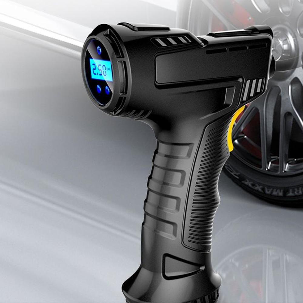 Многофункциональный автомобильный насос для шин и монитор давления в шинах, умные цифровые дисплеи, перезаряжаемый насос для шин, ручной автоматический воздушный насос 120 Вт