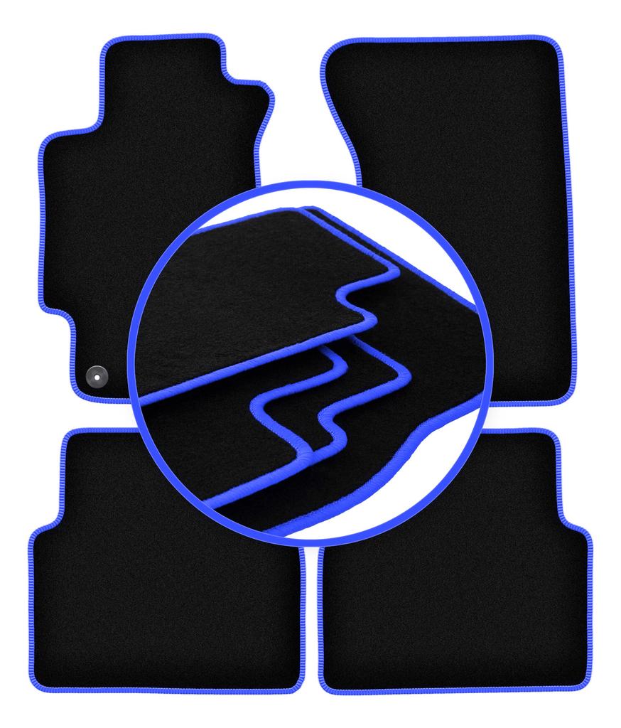 CARLUX-BLUE car mats for: Subaru Impreza II GD sedan, station wagon (2000-2007)