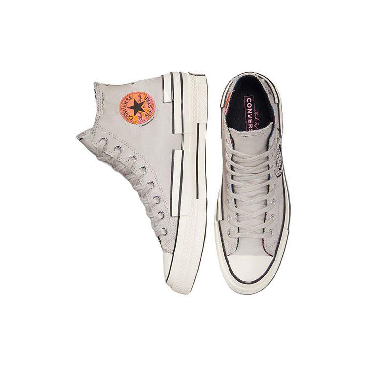 Converse Кроссовки унисекс Chuck 70 Hacked Heel High Tear Away - Light Bone Серый Черный A00730C