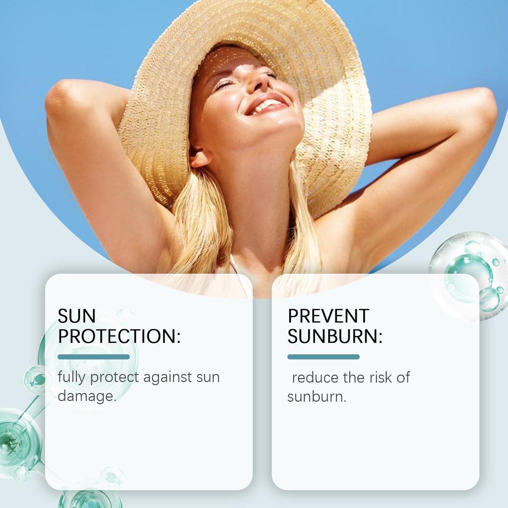 Солнцезащитный крем Водостойкий солнцезащитный крем для тела Солнцезащитный крем для лица Освежающий солнцезащитный крем, 100 г