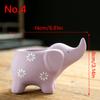 Cute Colorful Elephant Flower Pot Succulent Pot Planter Desktop Ornaments Ceramic Plant Pot Home Decor Garden Decoration