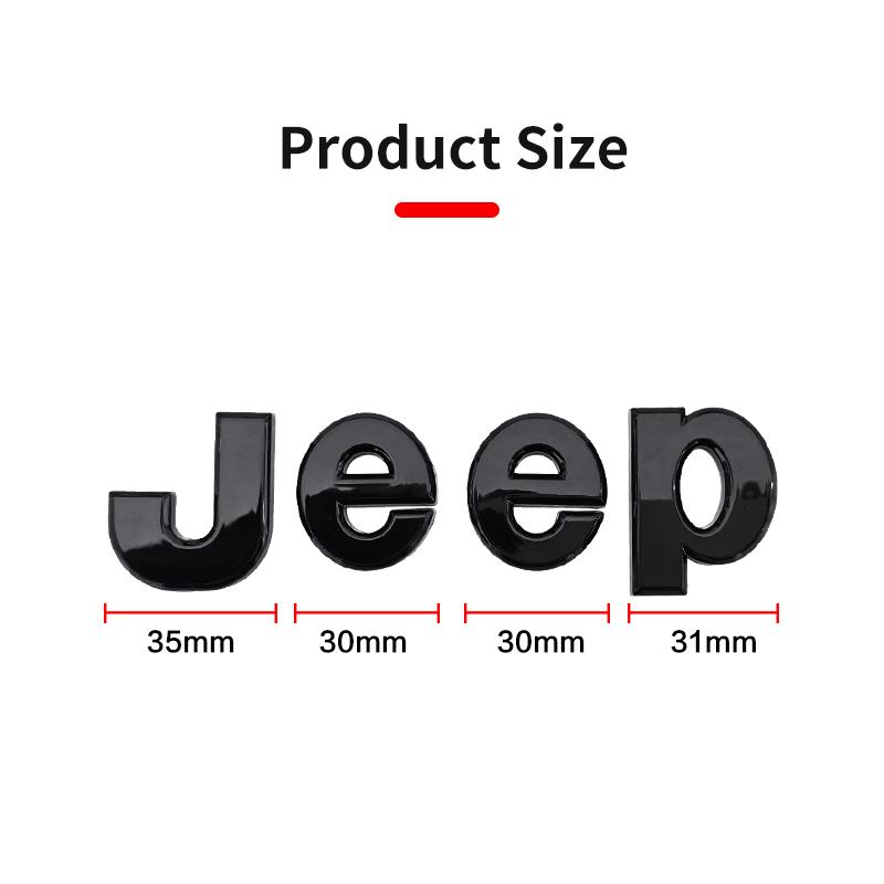 Эмблема на капот для JEEP Grand Cherokee Wrangler Renegade Patriot Liberty Compass Наклейки-эмблемы на задний багажник и бок