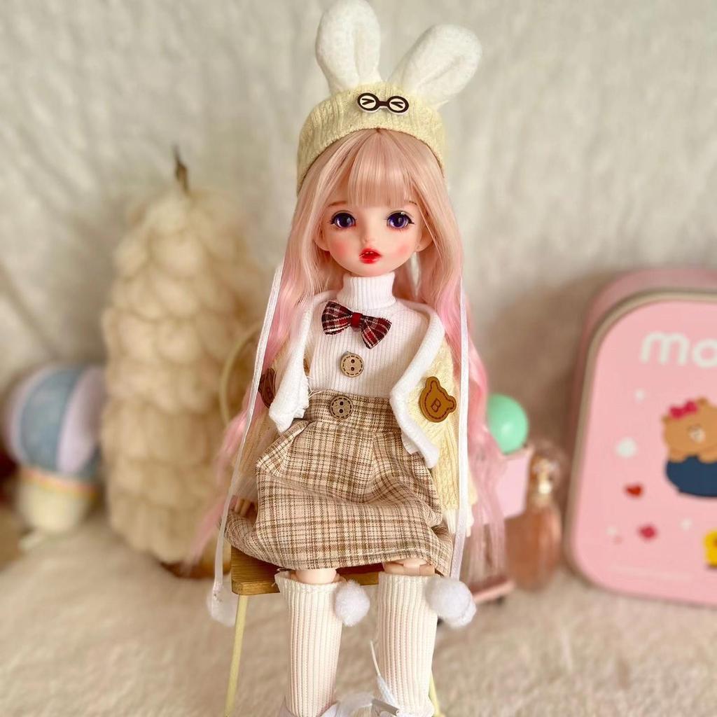 Кукла BJD 1/6 SD куклы 12 дюймов 23 шарнирные куклы с одеждой наряд обувь парик макияж лучший подарок для девочек