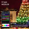 WS2812B Bluetooth APP USB 5V LED String Lights Dreamcolor RGBIC Addressable Party Christmas Lights Wedding Decoration Garland
