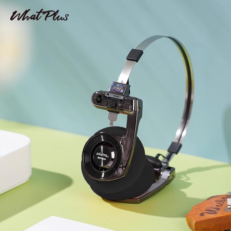 Беспроводные Bluetooth-наушники WHATPLUS Retro 3 с гальваническим покрытием