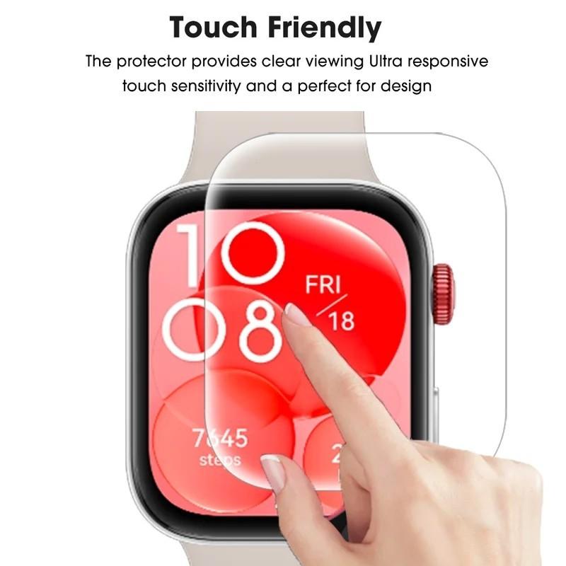 1-3Pcs Soft TPU Hydrogel Film For Huawei Watch Fit 3 Screen Protector For Huawei Watch Fit3 Full Coverage Protective Films Cover