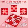 3/12/24 шт. Мини XO Felt Настольная игра Обучающая XO Головоломка Игрушка для малышей Мальчиков Девочек Портативная Дорожная Стратегическая Битва Настольная Игра для 2 Игроков