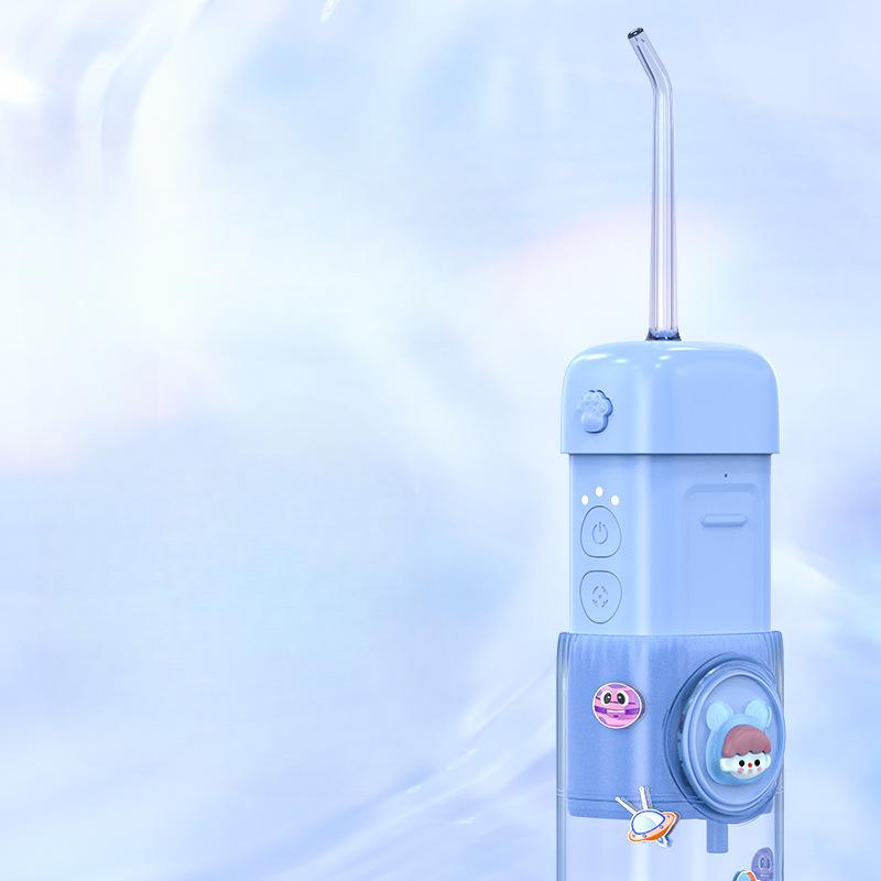 Мини-детский электрический ирригатор для полости рта, зубная нить, машина для чистки зубов, уход за полостью рта, детские водные нити, милые портативные