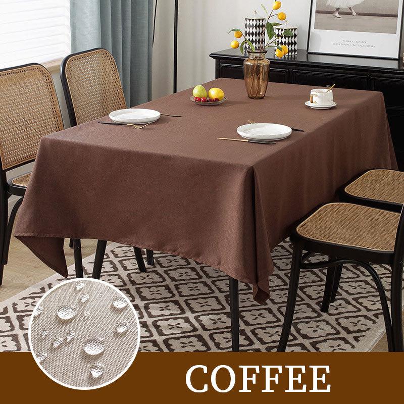 WaterProof Decorative Table Cloth Rectangular Tablecloths Dining Table Cover Simple and Modern TableCover Clot
