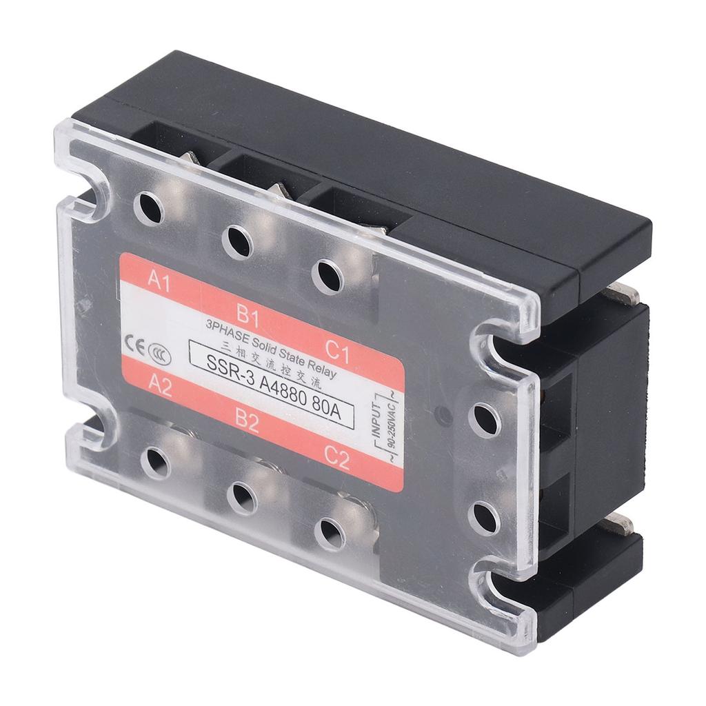 3 Phase Solid State Relay Peaking Voltage 600VAC Bidirectional SCR Output AC To AC SSR Module 480V 8