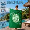 Cel-tic Football Club Crest Printed Microfiber Beach Towel, Soft And Absorbent, Quick-Dry, Ideal for Summer Travel, Beach Essential, Swimming Pool