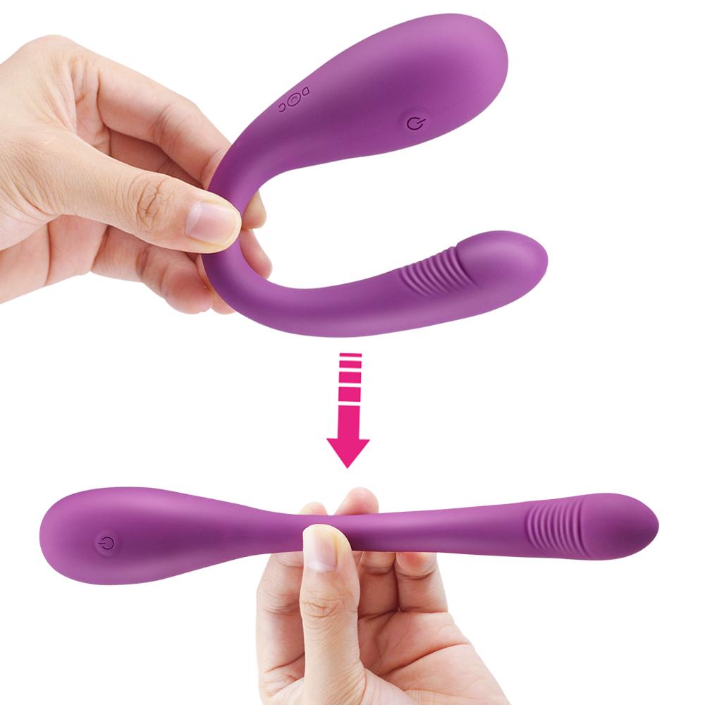 Женский дистанционный U-образный вибрирующий стимулирующий маструбатор