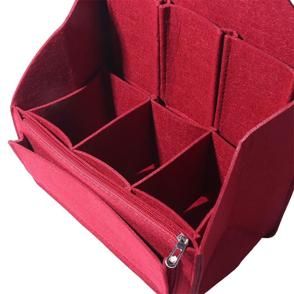 Multi-layered Rucksack Insert Bag Thickened Travel Cosmetic Bag DIY Backpack Organizer Student