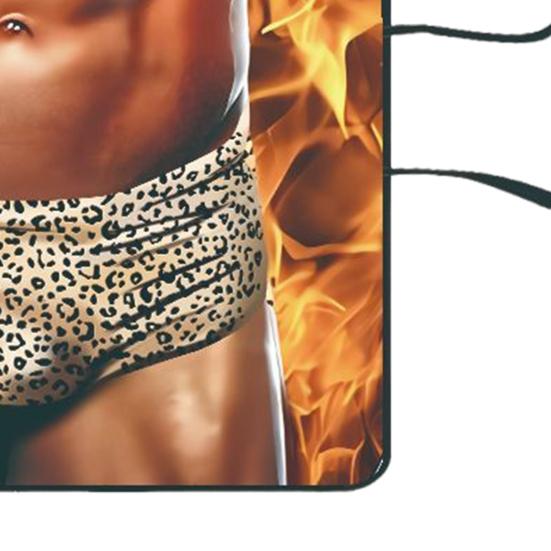 Funny Sleeveless Apron for Men Creative Cooking Apron with Adjustable Waist Ties White Elephant Gifts Holiday Aprons