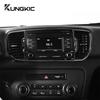 For Kia Sportage 2017 2018 2019 LHD RHD Real Soft Carbon Fiber Sticker Car Central Center AC Outlet Interior Trim Accessories.