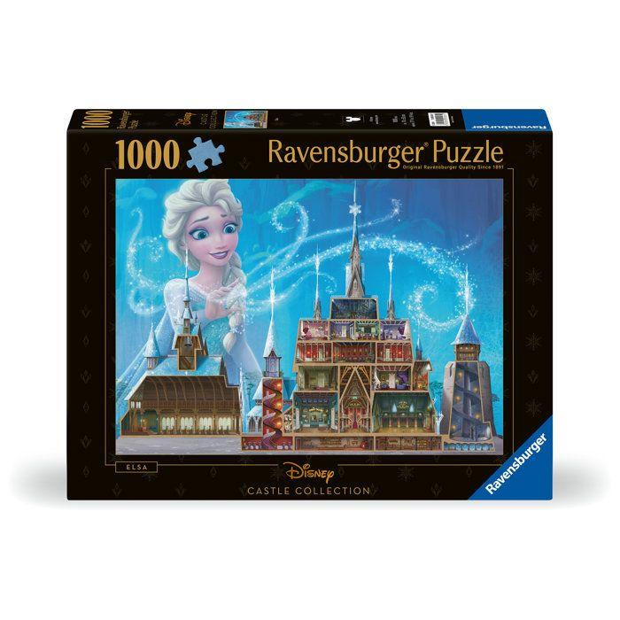 Puzzle - RAVENSBURGER - Castles Elsa - 1000 pieces - Multicolore - Pour enfants et adultes