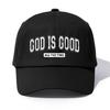 1 шт. Бейсболка с принтом «GOD IS GOOD» для взрослых Минималистичный Ретро Стиль Повседневная Мягкая Регулируемая Кепка Папы Идеально в Качестве Подарка