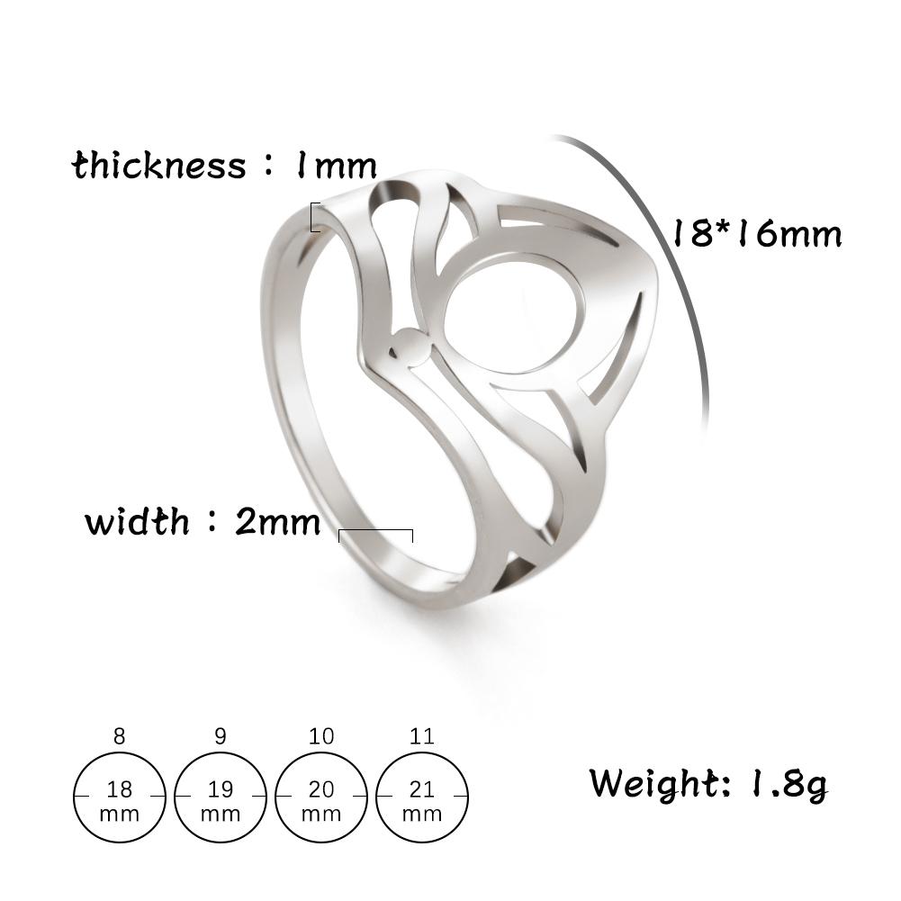 Catholic Hat Rings for Women Stainless Steel Gold Catholicism Religious Rings Birthday Jewelry Gifts