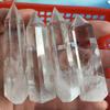 Natural White Clear Quartz Crystal Point Healing Wand Mineral Ornament Specime