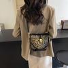 Women'S Bag Portable Bucket Bag Simple Leopard Print Fashion Shoulder Messenger Bag