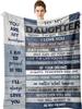 Yamco Son Gift Blanket  Birthday Gifts for Son Throw Blankets x   Sons Presents from Mom Dad  Sons Fathers Day Christmas Wedding