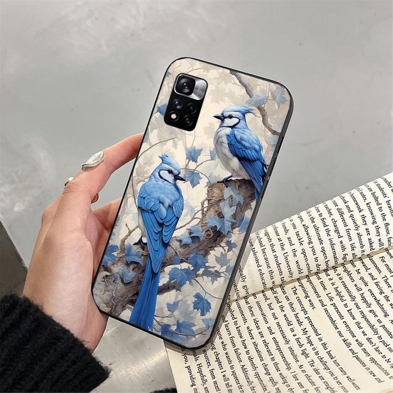 Чехол для телефона с птицами для Xiaomi Redmi note 13 12 Pro 11S 11 10 Pro 10S 12S Redmi 10 13C 9C