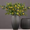 Luxury Artificial Lemon Branch Plastic Fake Plants Artificial Lemon Fruit  Home Garden