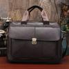 Мужская сумка для ноутбука из натуральной кожи, верхний слой из коровьей кожи, сумка через плечо, деловая дорожная сумка, большая вместительная мужская сумка